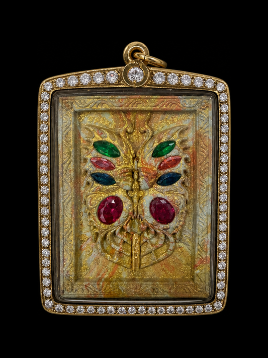 Millionaire Butterfly Amulet of Revered Monk Krissana (King of Butterfly)