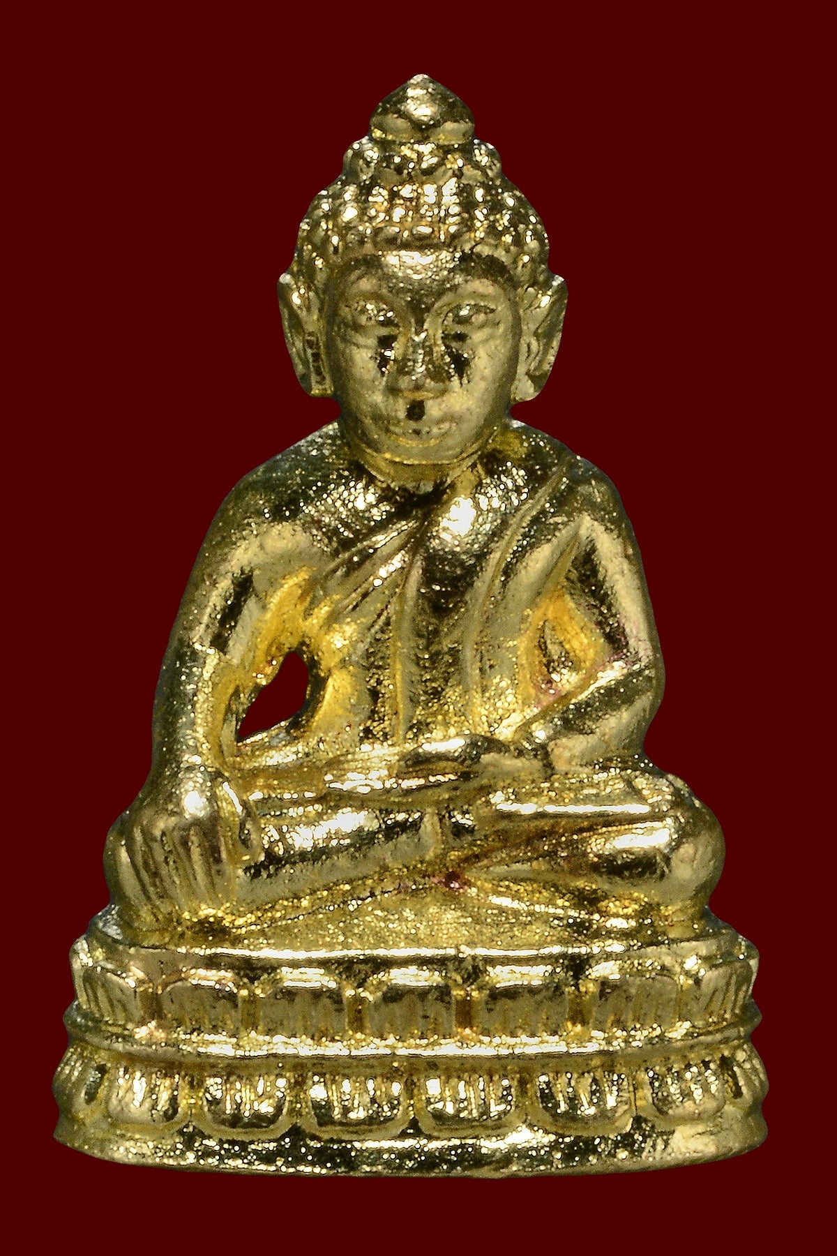 Victory Buddha Amulet of Revered Monk Kam Nuan (Wat Kaew Charoen)