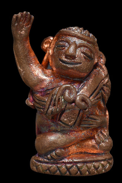 Wealth Buddha Amulet of Revered Monk Kam Nuan (Wat Kaew Charoen)