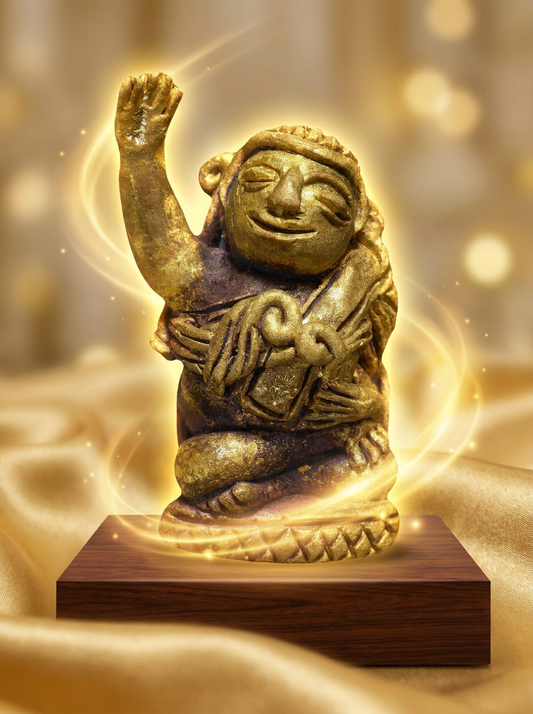 Wealth Buddha Amulet of Revered Monk Kam Nuan (Wat Kaew Charoen)