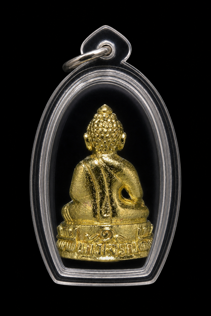 Victory Buddha Amulet of Revered Monk Kam Nuan (Wat Kaew Charoen)